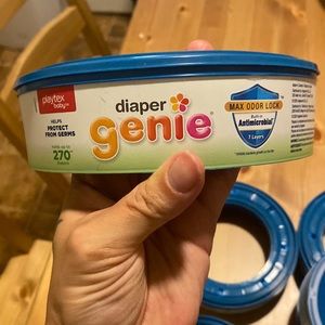 6 rolls of diaper genie refills